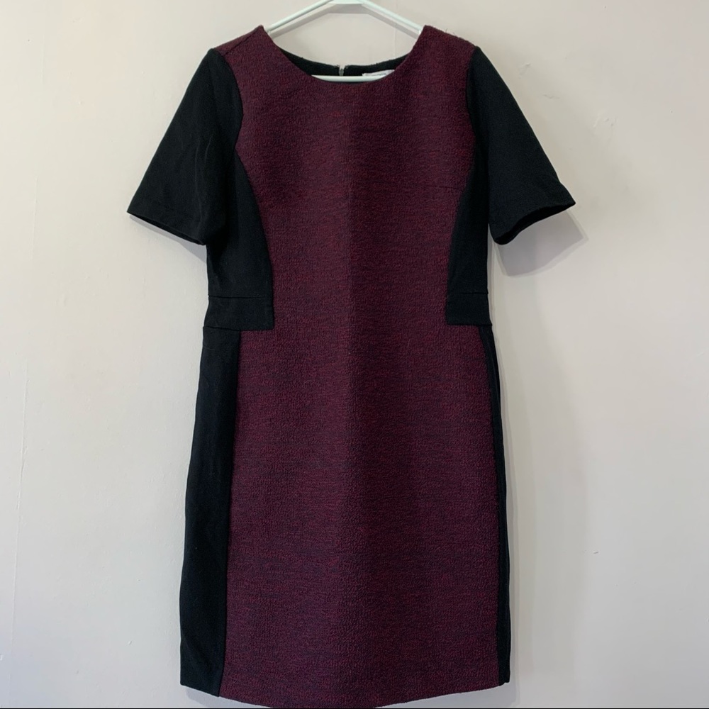 Ricki’s Maroon Black Contour Dress Size 12